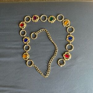 Vintage Jewel Chain Belt